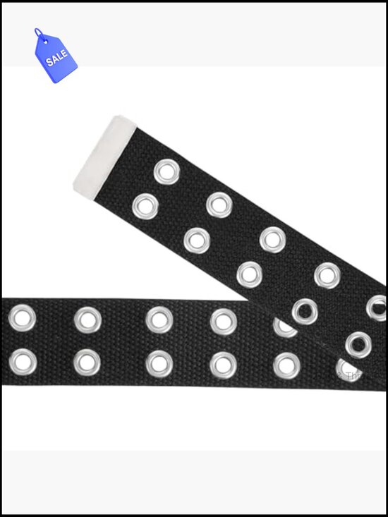 Canvas Double Grommet Belt Unisex 1.5\